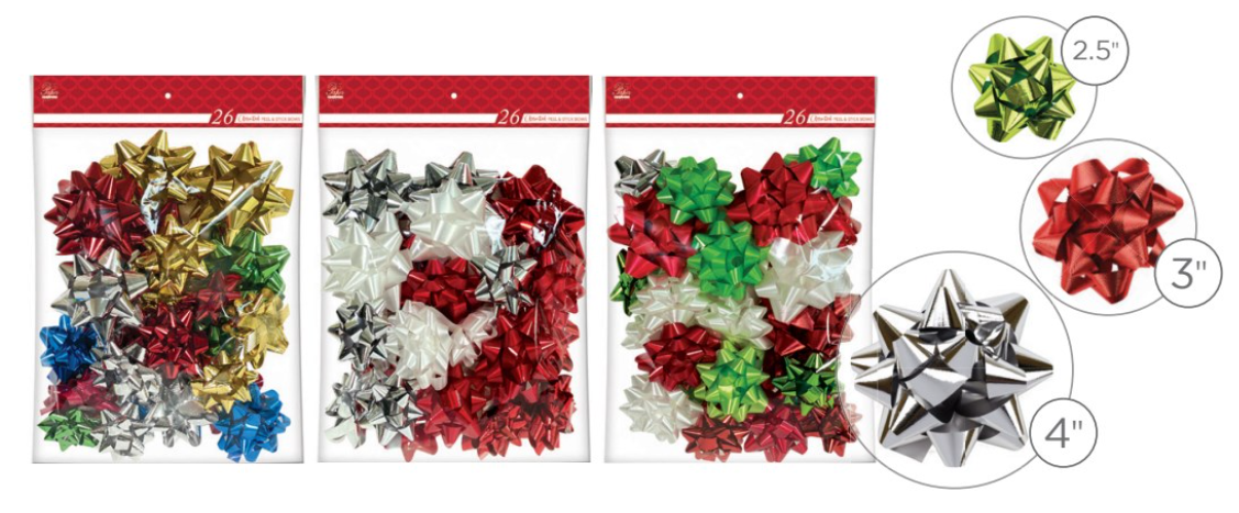 26 Count Premium Bows