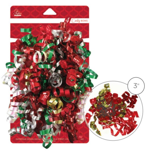 4 Count Curly Bows