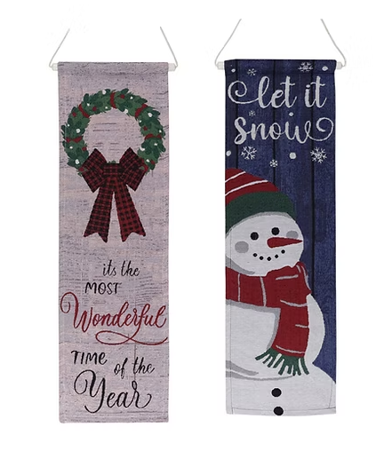Christmas Tapestry Decorative Banner