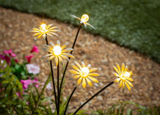 What She Shed Metal Daisy Solar Stake