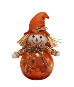 LED Glass Sammy Strawman Scarecrow