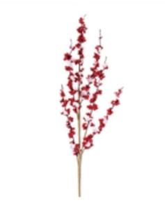 Snowy Berry Spray 34"H