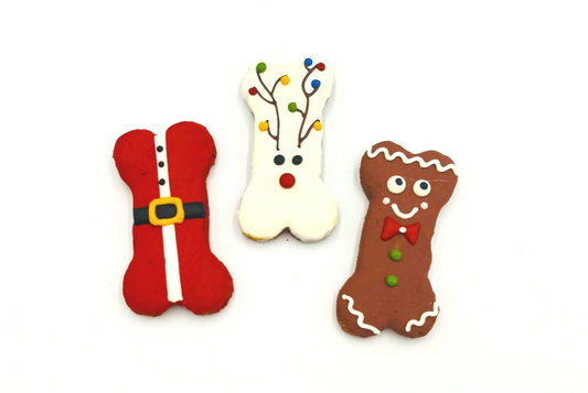 3-Piece Christmas Dog Treat Bag