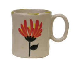5 oz. Hand-Painted Stoneware Child Size Mug, 4 Styles