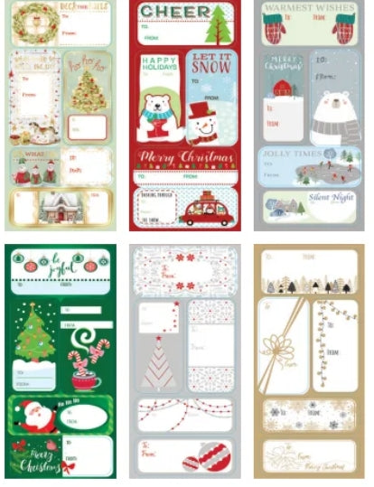 15 Count Foil Gift Tags
