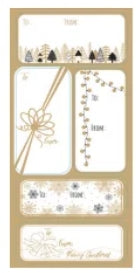 15 Count Foil Gift Tags