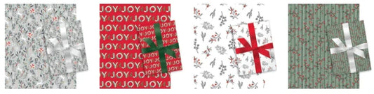 Winter Botanical Roll Wrap