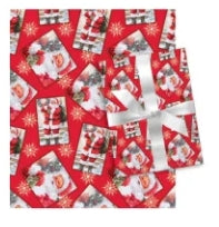 Snowman and Santa Roll Wrap Assortment