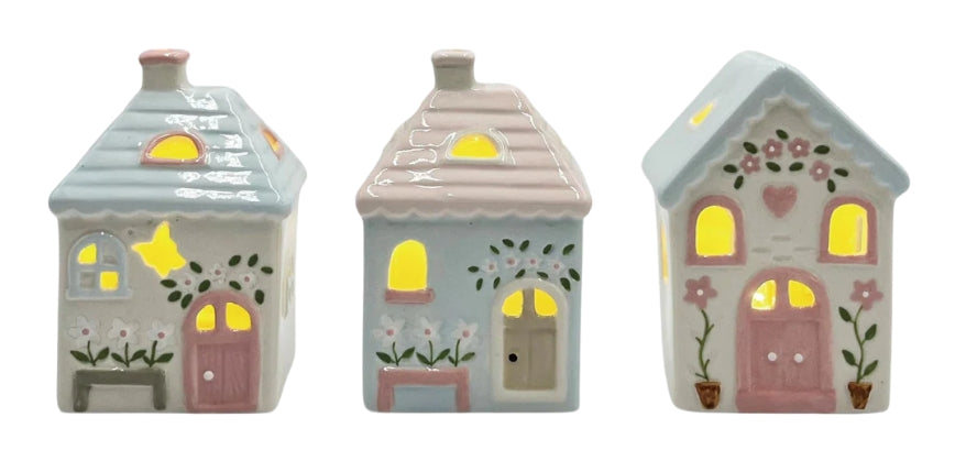 Light Up Easter Houses