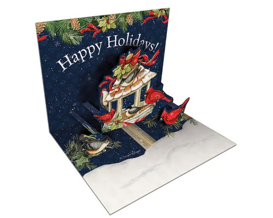 Cardinal Christmas 3D Pop-Up Christmas Cards (8 pack) by Susan Winget