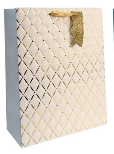 Medium Embossed Diamond Pattern Gift Bags