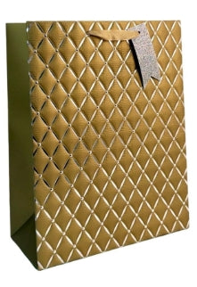 Medium Embossed Diamond Pattern Gift Bags