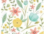 Floral Wrapping Paper