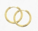 Lotus Waterproof Gold Earrings