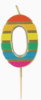 Rainbow Number Candle Starter Set