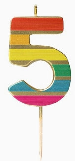 Rainbow Number Candle Starter Set
