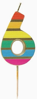 Rainbow Number Candle Starter Set