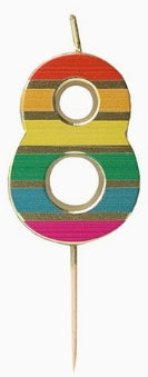 Rainbow Number Candle Starter Set
