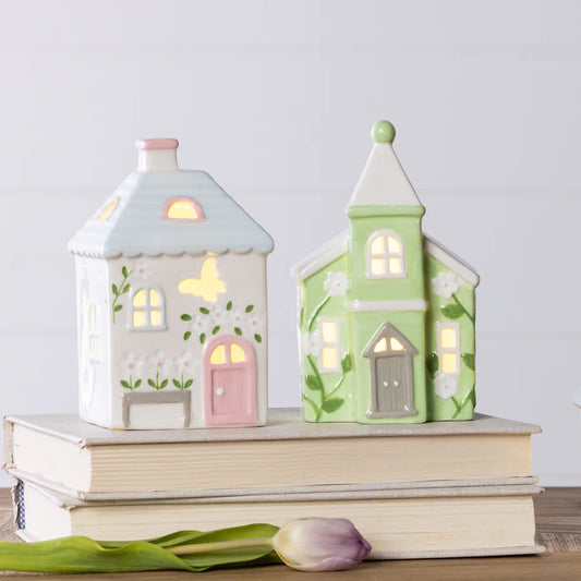 Light Up Easter Houses