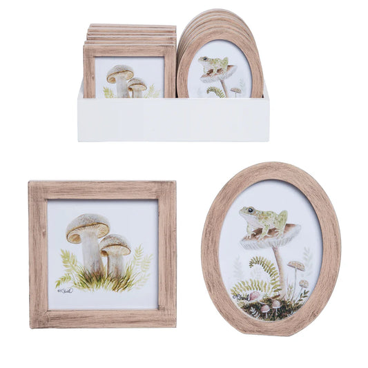 Wood Mini Framed Garden Art