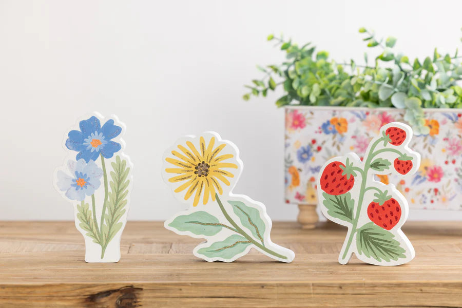 Cottage Floral Standing Icons