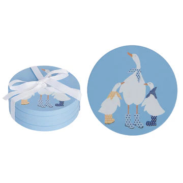 Ducks in Boots Coaster Set/4
