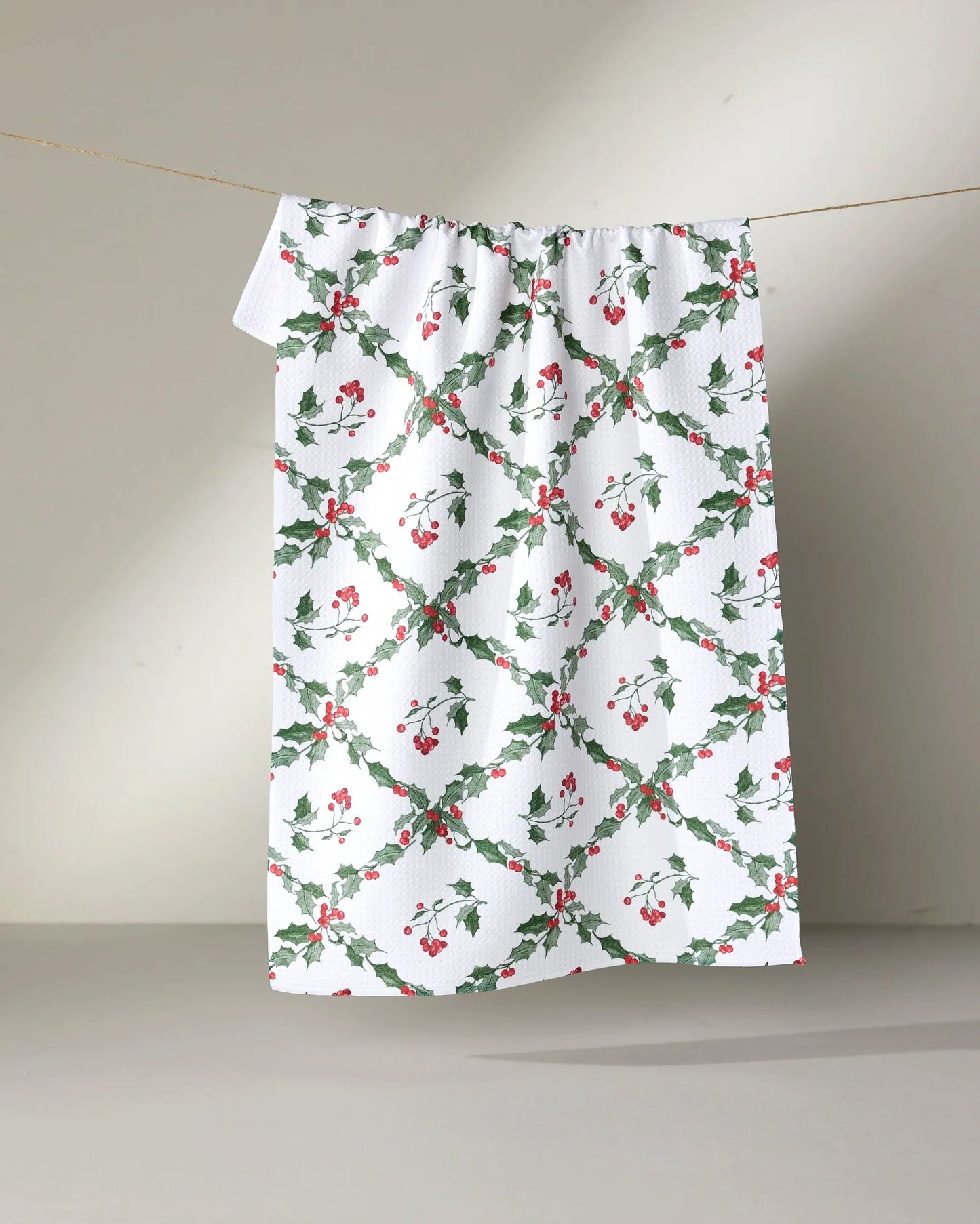 Geometry Winter & Holiday Tea Towels