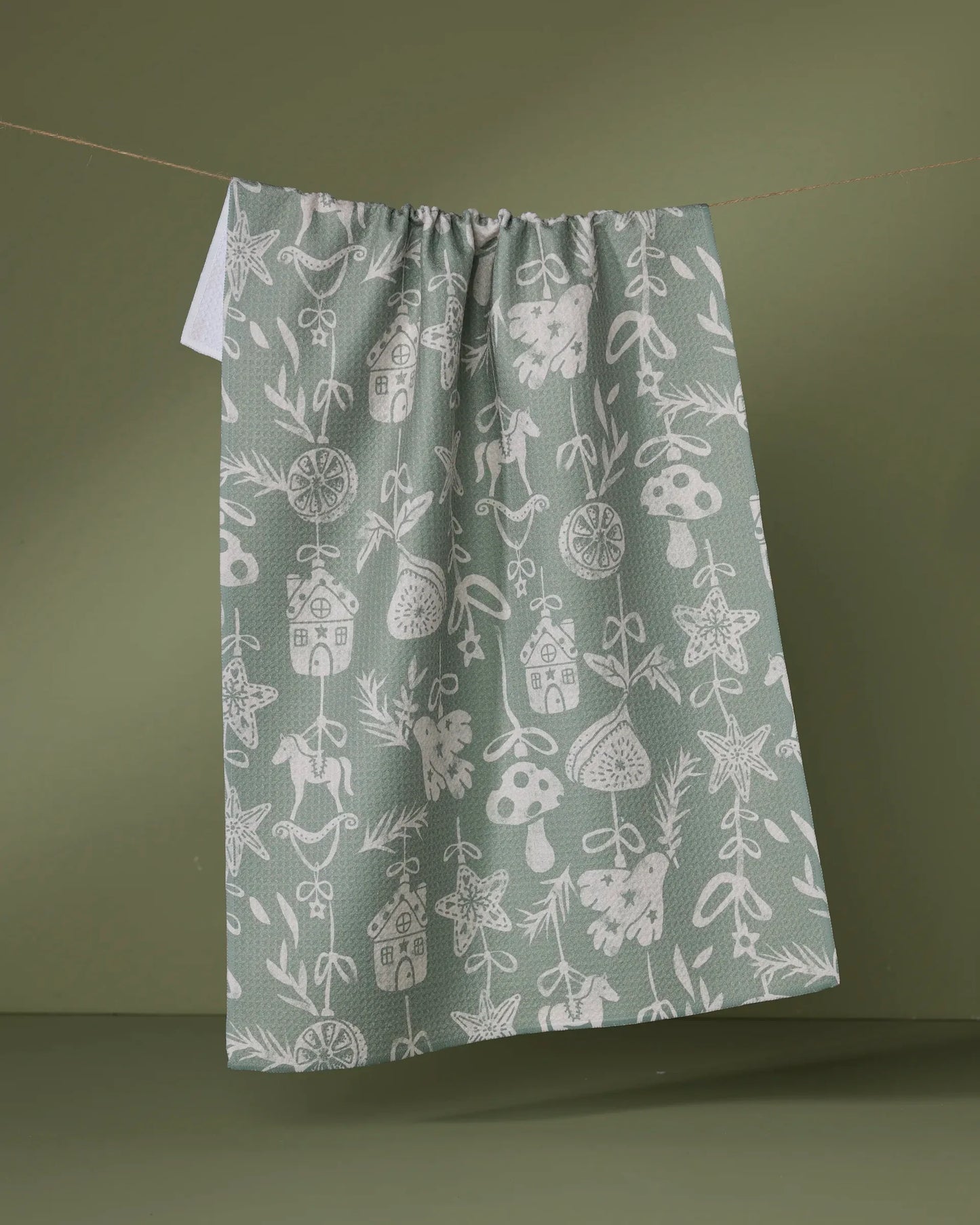 Geometry Winter & Holiday Tea Towels