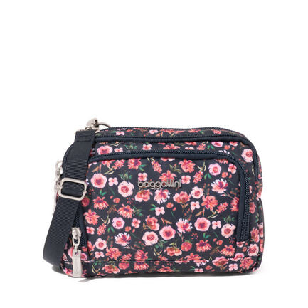 Baggallini Trifecta RFID Wallet Crossbody