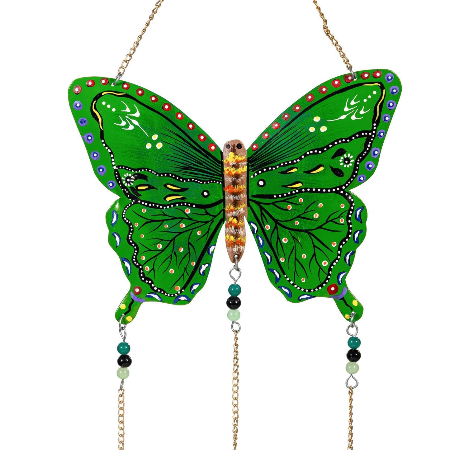 Pollinator Garden Wind Chime, Decorative Butterfly