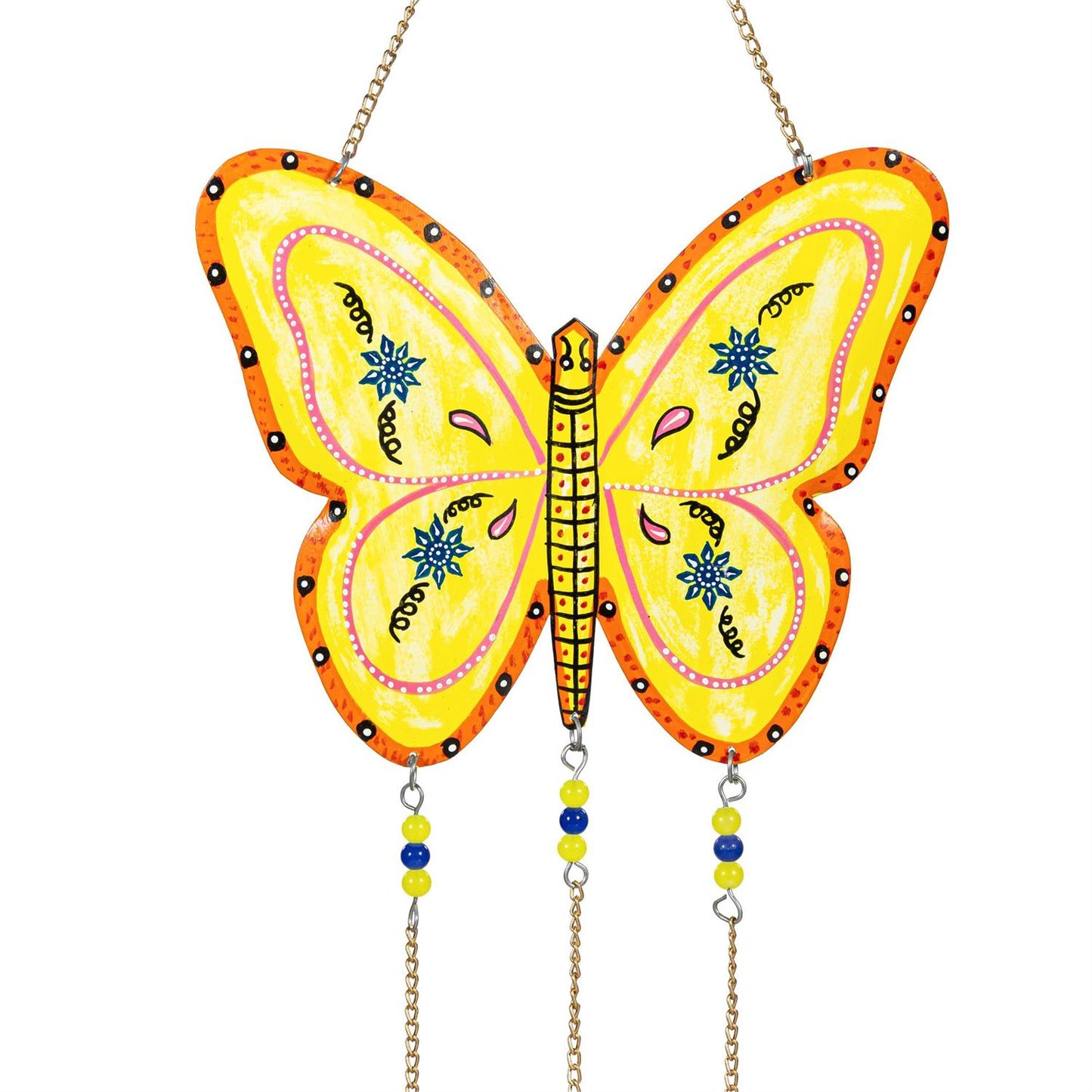 Pollinator Garden Wind Chime, Decorative Butterfly