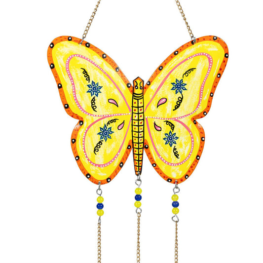 Pollinator Garden Wind Chime, Decorative Butterfly