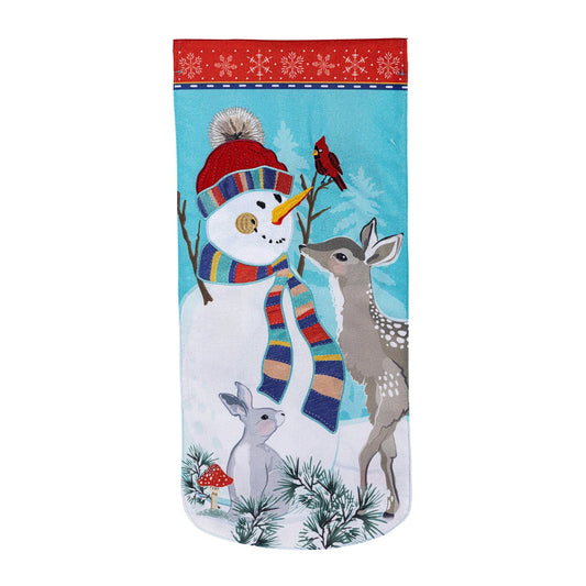 Woodland Snowman Banner