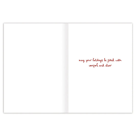Animals in Stockings Christmas Holiday Card