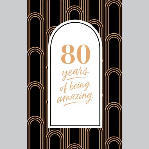80th Birthday Card for Anyone