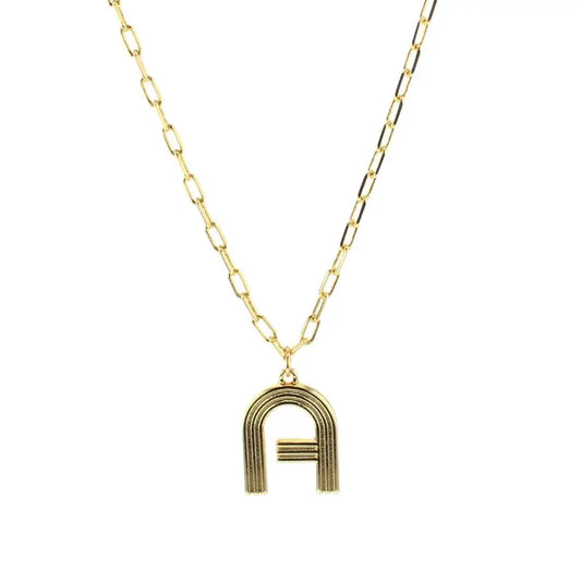 Deco Letter Necklaces
