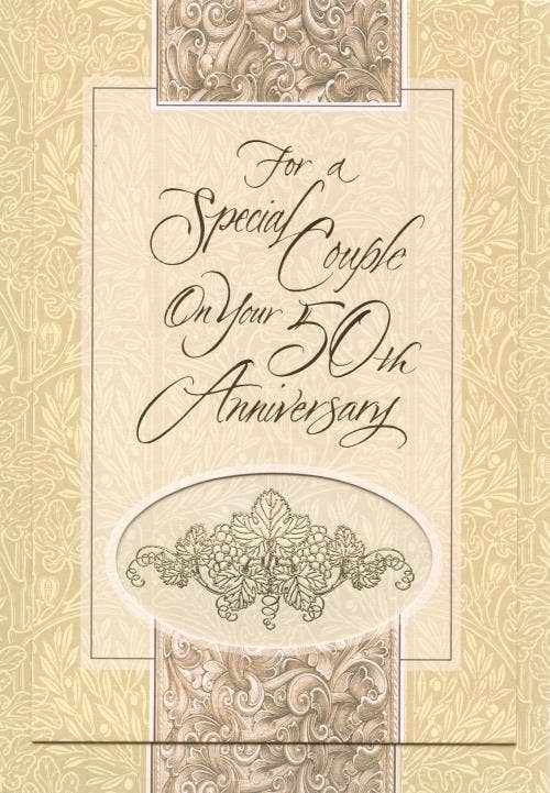 Anniversary 50th Golden Card