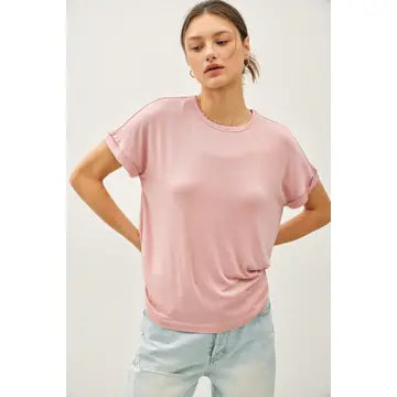 Lightweight Basic Flowy Tee