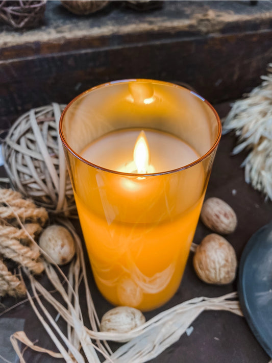 Wax LED Pillar Candle