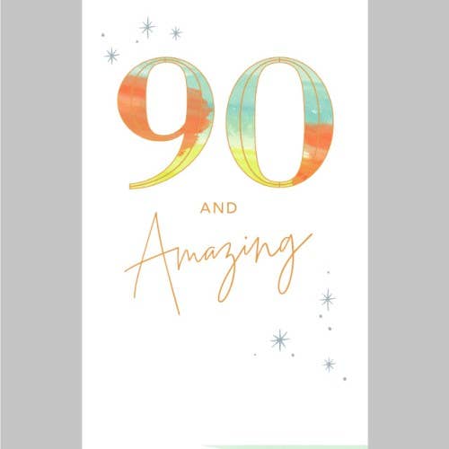 90th Birthday Card for Anyone