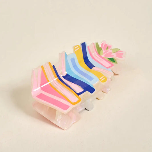 Shape Up Claw Clip–Book Nook