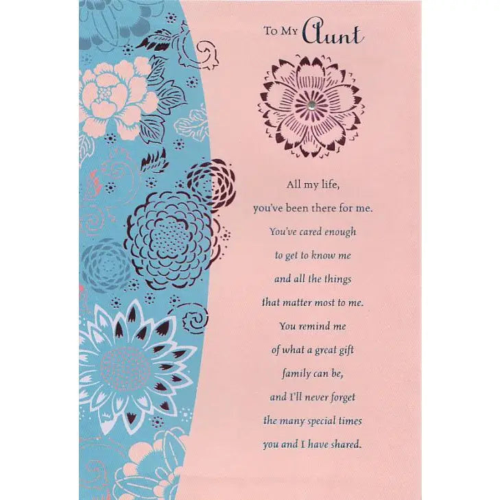 Aunt Birthday Card