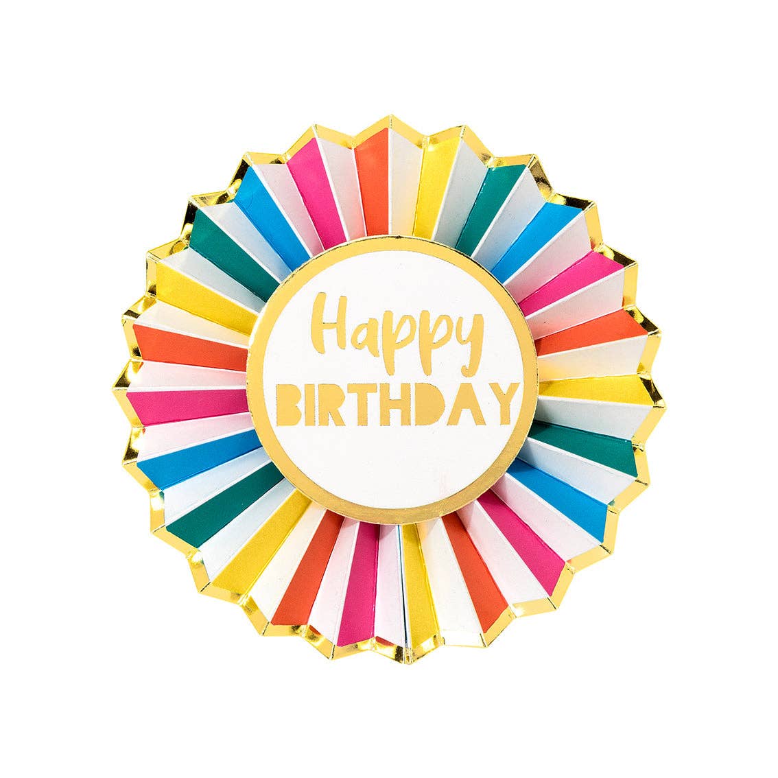 Rainbow Happy Birthday Badge | Birthday Supplies |
