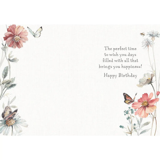 Butterfly Garden Birthday Card