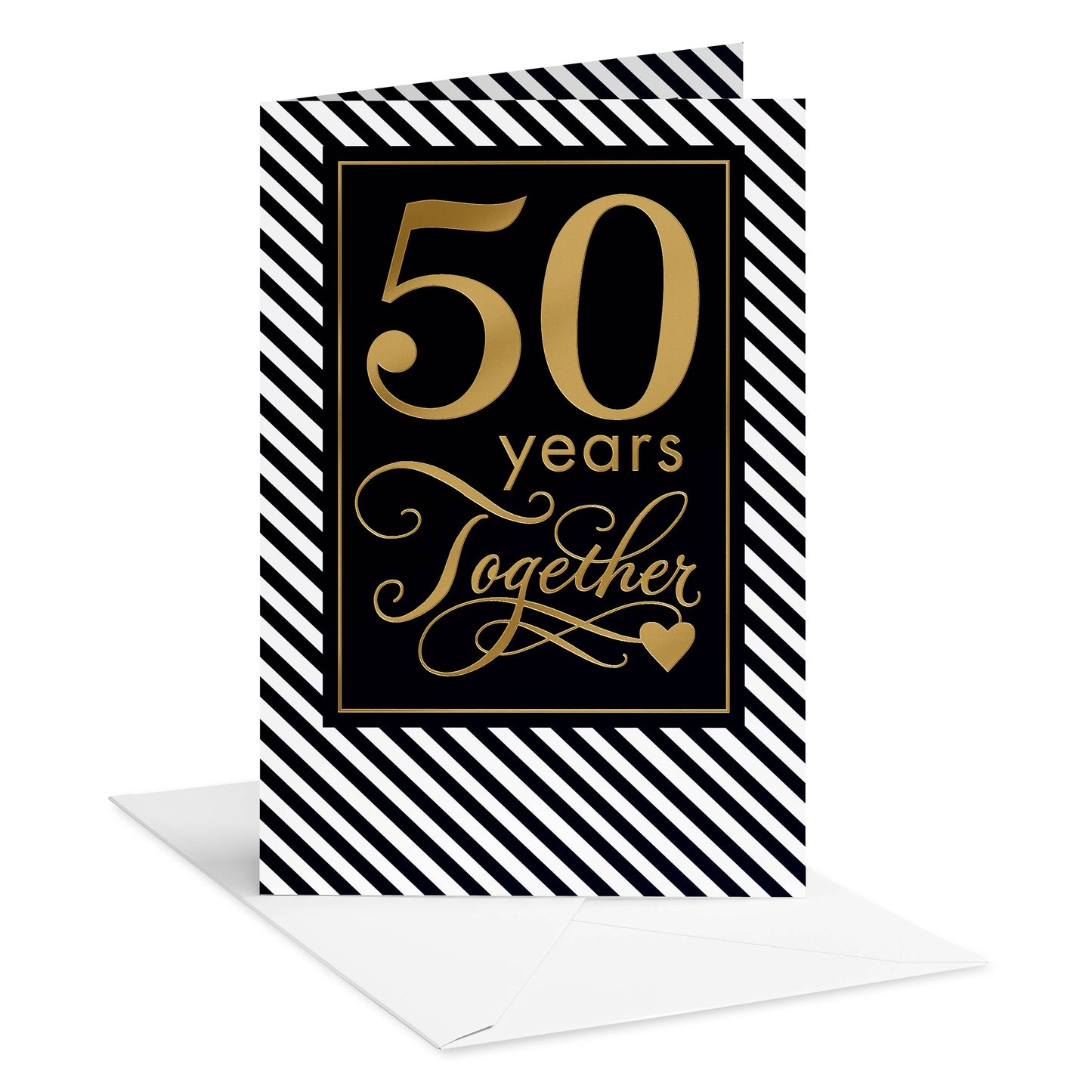 50th Anniversary Card (Golden Years Together)
