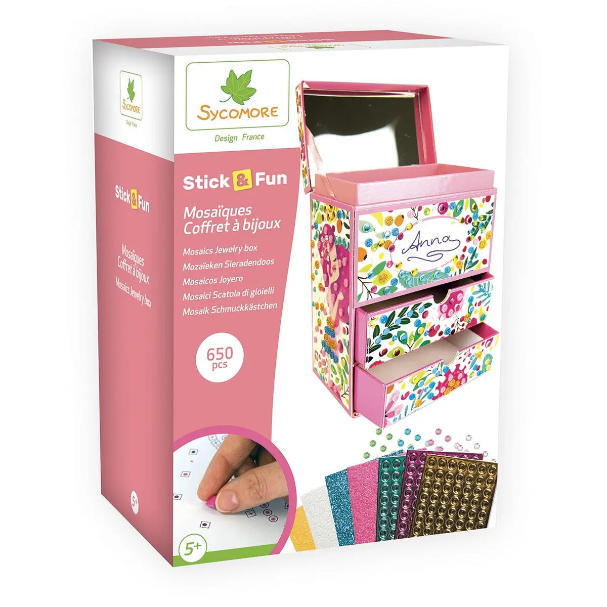 Stick'n Fun - 3D Mosaics Jewelry Box
