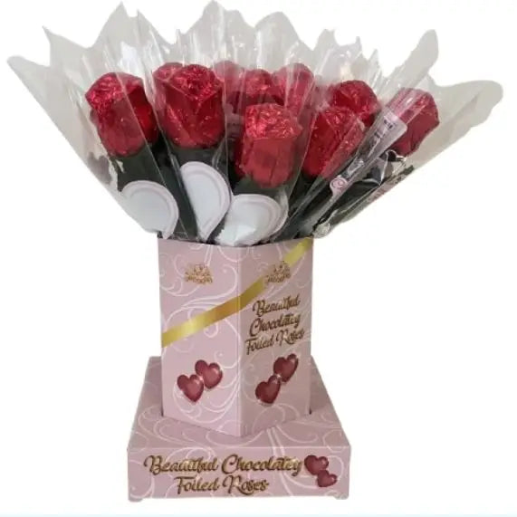 Valentine's Belgian Milk Chocolate Roses
