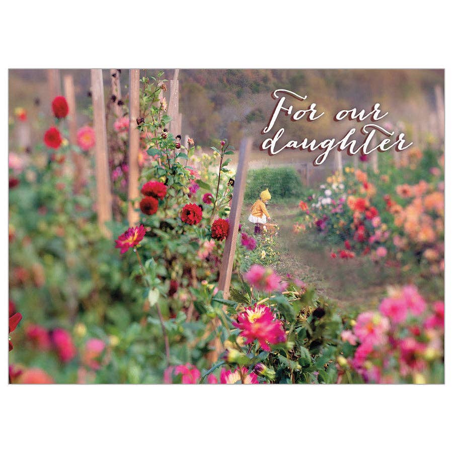 Daughter in Garden - Faith Birthday Daughter Card