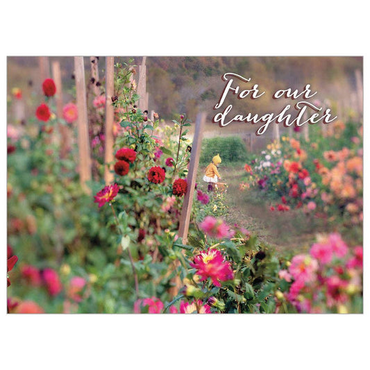 Daughter in Garden - Faith Birthday Daughter Card