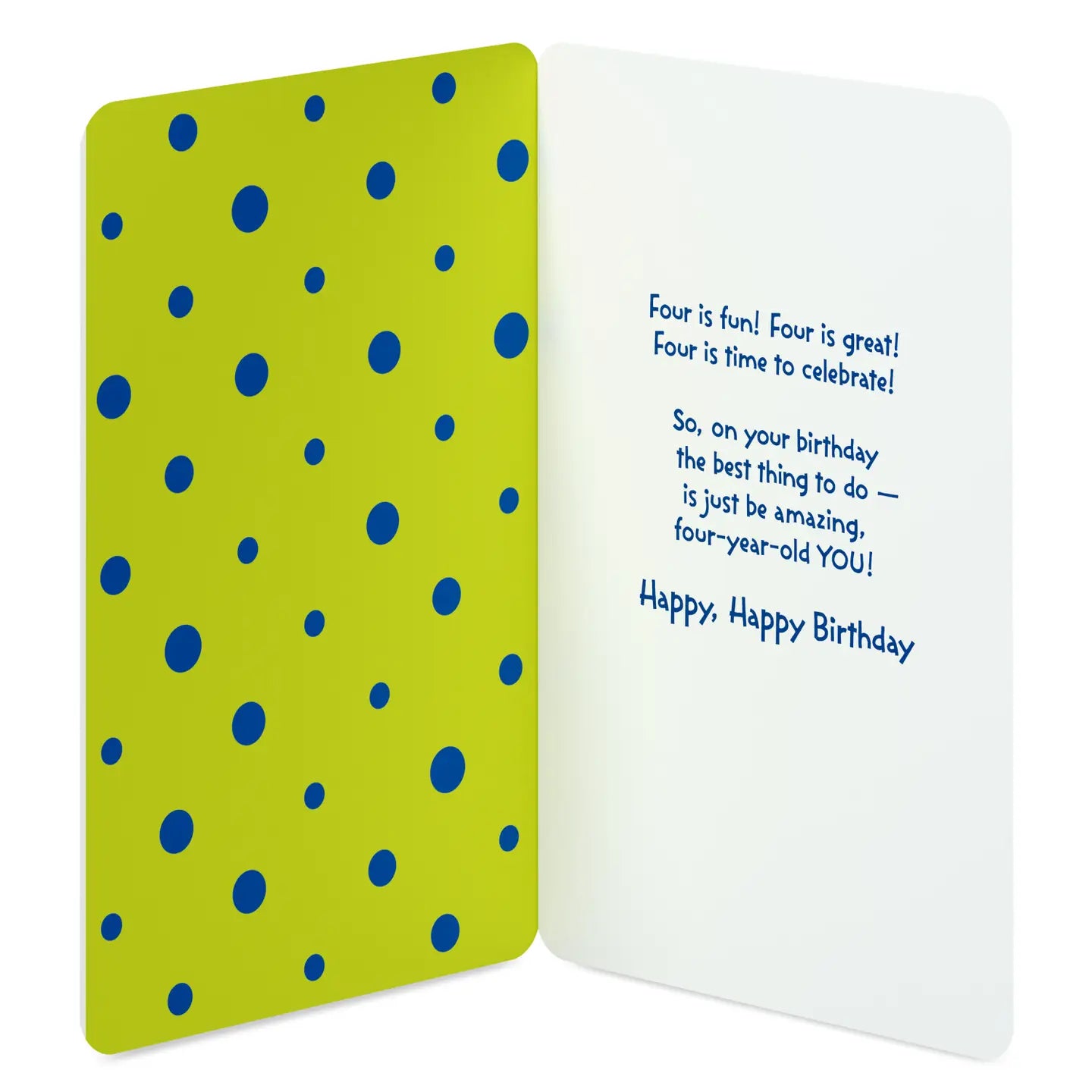4th Birthday Card